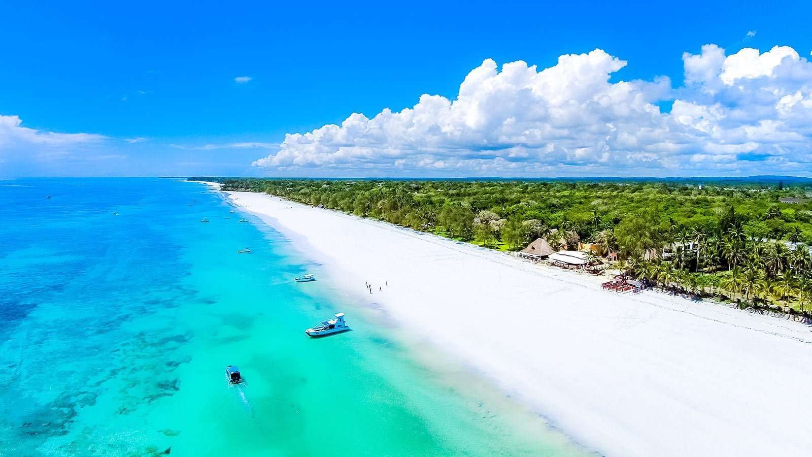 Diani Beach white sand Kenya coast